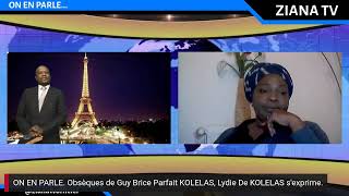 ON EN PARLE Obsèques de Guy Brice Parfait Kolelas  Lydie de Kolelas sexprime [upl. by Anam625]