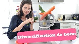 SON 1ER REPAS  DIVERSIFICATION ALIMENTAIRE [upl. by Maurilia]