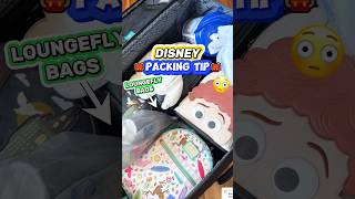 HANDY Disney Packing Technique 😮🎒Park Bags as Packing Cubes [upl. by Gnivre]