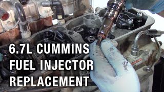 67L Cummins Fuel Injector Replacement [upl. by Cherish]