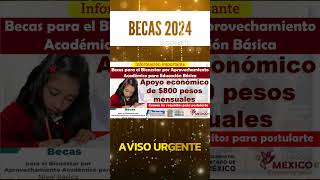 📌💰Becas para el Bienestar por Aprovechamiento Académico para Educación Básica [upl. by Elias523]