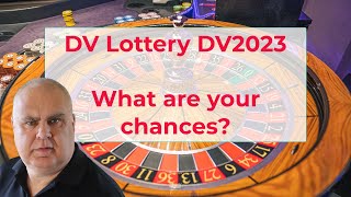 DV Lottery  What are your chances with your case number [upl. by Rimisac]