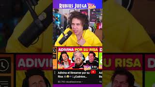 Short⚡  Rubius adivina Risas 😂  PlayQuiz Trivia elrubius  Adivina el Streamer por su risa [upl. by Ailsa]