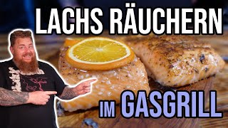 Lachs räuchern im Gasgrill ohne viel Zubehör  BBQ amp Grillen für jedermann [upl. by Netfa95]