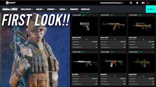 Whats New In The Marketplace FIRST LOOK at Freeze For All Event Skins  R6 Marketplace [upl. by Anelleh]