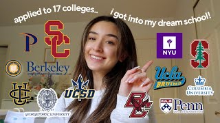 COLLEGE DECISIONS REACTIONS 2022 ivies UCs USC NYU  more [upl. by Ronoel696]