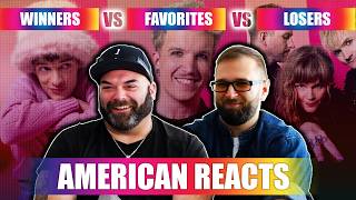 American Reacts to Eurovision Winners Favorites amp Losers [upl. by Yeoz745]