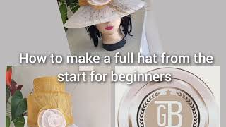 How to make a full hat for beginners Part 2 [upl. by Jerrol630]