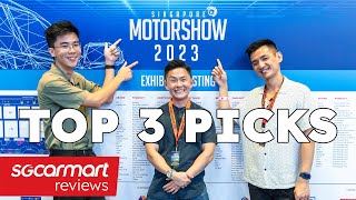 Our Top 3 Picks From The 2023 Singapore Motorshow  Sgcarmart Access [upl. by Adranoel]