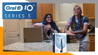 OralB iO Series 3 Limited Deep Clean Rechargeable Electric Powered Toothbrush Unboxing Amazon Order [upl. by Assirahc]