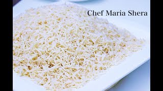 Challow Afghani  Afghan Challow recipe Rice recipe Afghan plain rice recipe Afghan Recipes [upl. by Fawn]