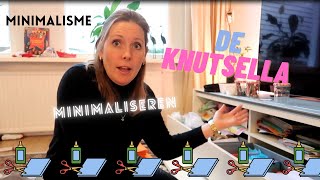 De KNUTSELlade OPRUIMEN en MINIMALISEREN  Hoe doe je dat [upl. by Myrna]