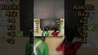 Math Game by 5th Class Students • RPS Teaching viral educational math activity india ytshorts [upl. by Allemat]