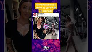 Maya Mazzafera de NOIVA no SPFW 😱👰‍♀️ Veja tudo fofocadodia feedshorts fy shorts viraliza [upl. by Melinda]