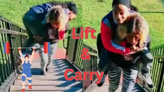 OTSFireman Carry up the StepsLift and Carry Fitness [upl. by Gwennie]