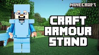 How to Craft an Armour Stand in Minecraft in 2024 [upl. by Blackmore]