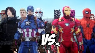 CAPTAIN AMERICA CIVIL WAR 2016 Full Airport Battle Scene HD Marvel Clip [upl. by Elocyn]