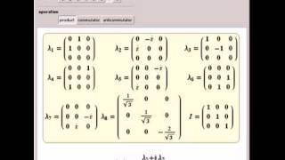 Everything about GellMann Matrices Part 2 Binary Operations [upl. by Yentyrb]