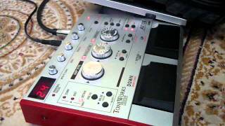 AX10B bass guitar multi effects unit Demo with baritone 6 string [upl. by Yanahc280]