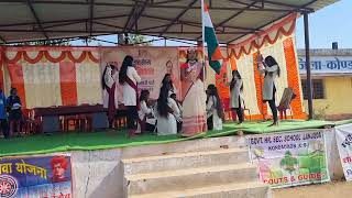 Dharti kahe pukar kerehearsal performance viral video schooldancecg chhattisgarh [upl. by Ches]