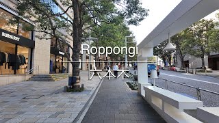 4K Roppongi 六本木 Tokyo 東京 Walk 散歩 1159 [upl. by Hsetih]