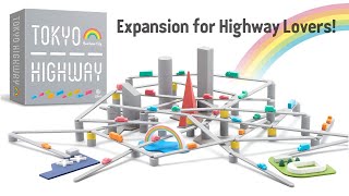 TOKYO HIGHWAY Rainbow City  A colorful new board game expansion for TOKYO HIGHWAY [upl. by Melas]