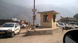 Banjar Market and HRTC Bus Stand  Kullu Valley Himachal Pradesh [upl. by Wilkins454]