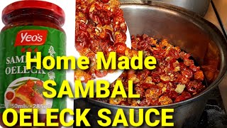 Home Made SAMBAL OELECK SAUCE  Easy To Make Your Moroccan Sauce At Home [upl. by Notsrik701]