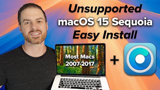 Install macOS 15 Sequoia on Unsupported Macs in 6 EASY Steps [upl. by Aihsar68]