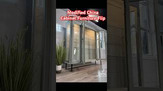 Refinished China Cabinet ready for Facebook Marketplace sidehustle furnitureflip diy money [upl. by Adnamahs]