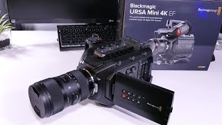 Blackmagic URSA Mini Unboxing amp First Look [upl. by Alidus555]