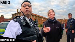 Met Police TYRANT Shut Down at Hampton Palace 😡🚔🕍🛸❌ [upl. by Hiett]