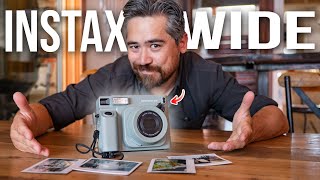 Instant Film Meets Analog Video Fujifilm Instax Wide 400 Review [upl. by Aneelas]