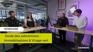 Webinaire  Guide des subventions  Immobilisations amp Virage vert [upl. by Gratianna]