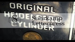 Edition Suhrkamp Letterpress Trailer [upl. by Rochette653]