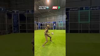 Robot Vs Goalkeeper Sidevolley Challenge 🤖🧤 football [upl. by Akemej184]