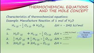 Video Thermochemical Equation 1 [upl. by Ahsoj398]