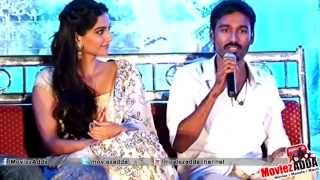 Media Harrases South Star Dhanush  Raanjhanaa Movie Promotion [upl. by Audette]