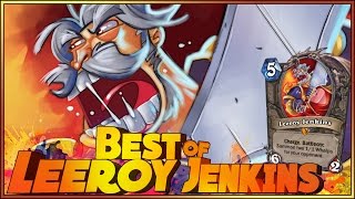 Hearthstone Best of Leeroy Jenkins  Funny and lucky Rng Moments [upl. by Hannahc]