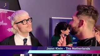 Eurovision in Concert 2024  Interview Joost Klein The Netherlands [upl. by Mitzie231]