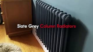 Add contemporary style with Slate Grey Column Radiators [upl. by Jenilee]