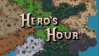 Heros Hour  Procedural Sandbox Fantasy Medieval Strategy RPG [upl. by Warfield]