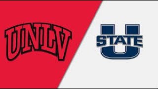 UNLV vs Utah State NCAAF Free Predictions Today [upl. by Yenal837]