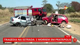 Tragédia após acidente em Pratápolis deixa 3 pessoas mortas [upl. by Bekha346]