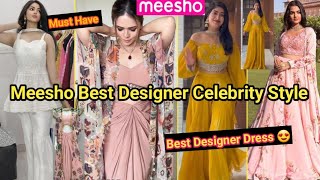 Meesho Haul  Meesho Beautiful 3 Piece DressGown Haul💃Meesho Anarkali Kurta Sets💃Rakhi Outfit Idea [upl. by Betty]