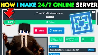 How To Make 🔥 247 Online Minecraft Aternos Server Minecraft Replite Url Problem Fix Easy Method [upl. by Htennek]