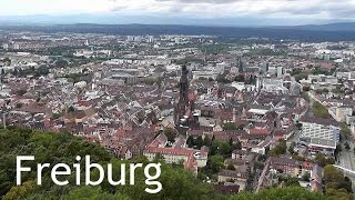 GERMANY Freiburg city amp Schlossberg observation tower [upl. by Burroughs]