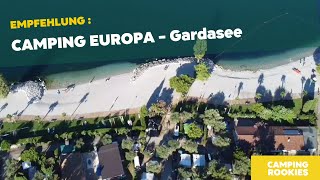 Campingplatz am Gardasee  Warum der Camping Europa in Torbole unser Geheimtipp ist [upl. by Nagaek]