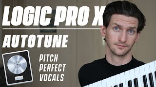 Logic Pro X Autotune  How To Get Pitch Perfect Vocals [upl. by Saticilef]