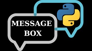 Message Box Python Tkinter [upl. by Prudy891]